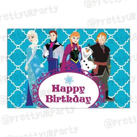 New Frozen Table Mats – PRETTY UR PARTY
