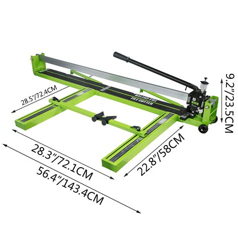 Buy VEVOR Tile Cutter 900MM Manual Green Tile Score Cutter, with ...