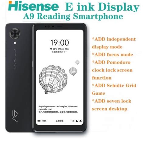 Hisense A9 6GB/128GB Android E Ink Display Ebook India | Ubuy