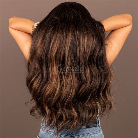 Chocoloate Brown Balayage Half Head Wig | Half Head Balayage