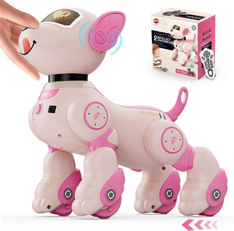 Amazon.com: VATOS Robot Dog Toy for Kids, Voice & 2.4GHz Remote Control Robot Pet with ...