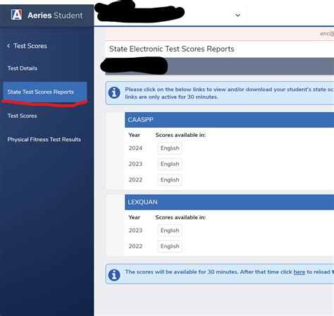 State Test Scores are now available in Aeries Portal | Pixley Elementary