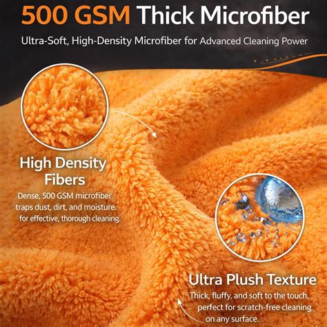Coral Fleece Microfiber Towel - 500 GSM – Cutting EDGE