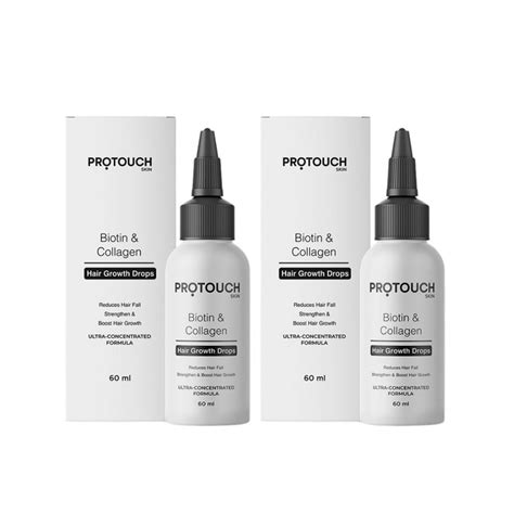 Foxy.in : Buy Protouch Biotin & Collagen Hair Growth Drops (Pack Of 2 ...