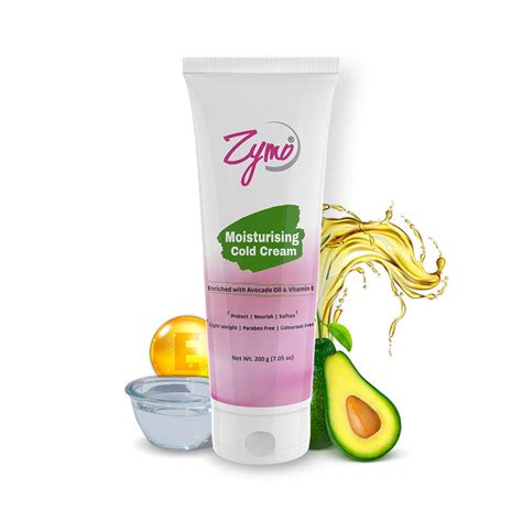 Zymo Moisturising Cold Cream, Enriched With Avocado Oil & Vitamin E ...