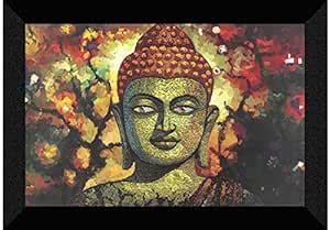 SAF paintings Lord Buddha Wall Décor Premium Framed Paintings for Home ...