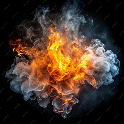 Premium Photo | Smoke with fire embers particles texture overlays Burn ...