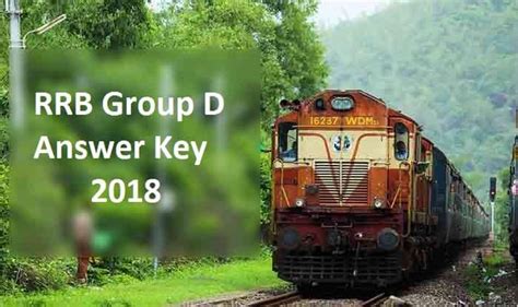 RRB Group D Answer Key 2018 Likely to Release Today, Check Official ...