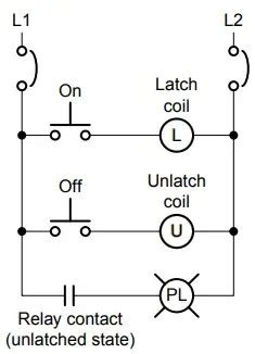 Latching Relay Circuit Diagram - Wiring Diagram