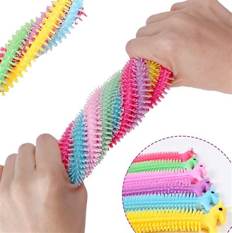 Buy 10 Pack Sensory Toys Noodle Stretchy Fidget Toys String BPA ...