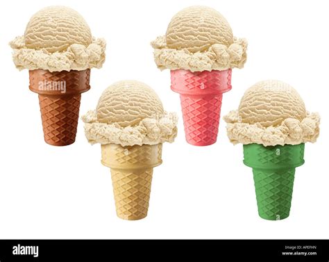 Ice ream cone Cut Out Stock Images & Pictures - Alamy