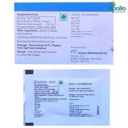 Gnorm Sachet | Uses, Side Effects, Price | Apollo Pharmacy