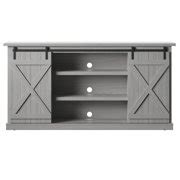 Buy Twin Star Home Modern Farmhouse TV Stand with Sliding Barn Doors ...