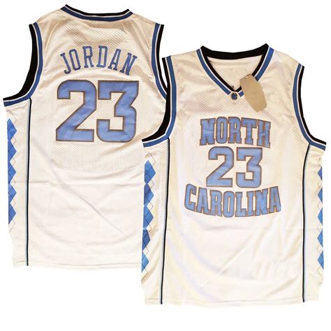 North Carolina Tar Heels Michael #23 Throwback Men's custom basketball ...