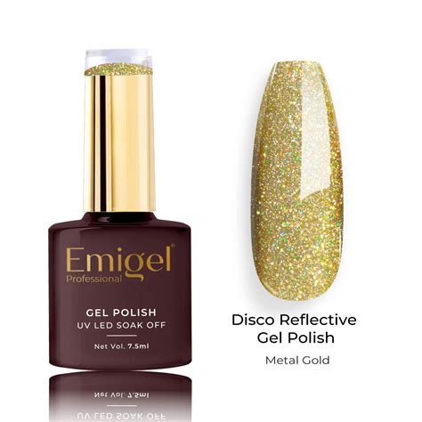 Emigel - Disco Reflective Gel - 002 - METAL GOLD DISCO – Emigel ...