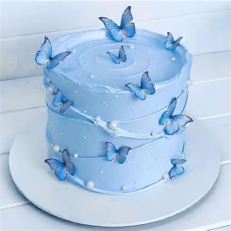 Azure Butterfly Cake – Whipped