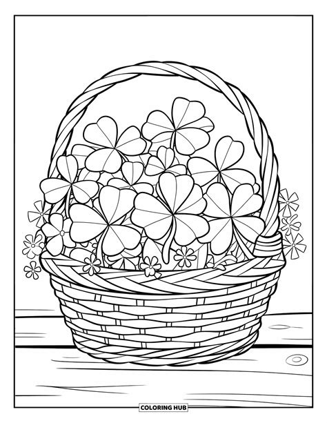 60+ Four Leaf Clover Coloring Pages for Kids & Adults (Free Printable PDFs)