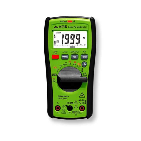 KPS DMM4500PV Solar Digital Multimeter with TRMS and Bluetooth : Amazon ...