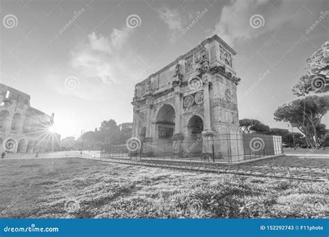 Arch Of Constantine In Rome, Italy Royalty-Free Stock Photo ...