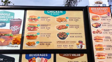 Image result for Jack Box Menu Items