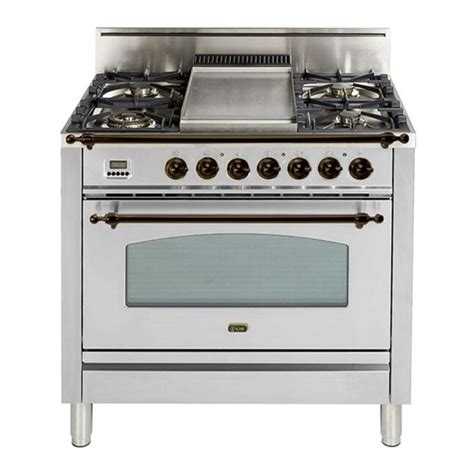 ILVE Nostalgie 36-in 5 Burners 3.55-cu ft Self-cleaning Convection Oven ...