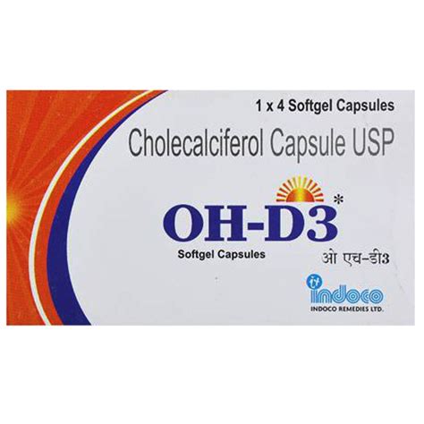 Oh -D3 Tablet 4's Price, Uses, Side Effects, Composition - Apollo Pharmacy