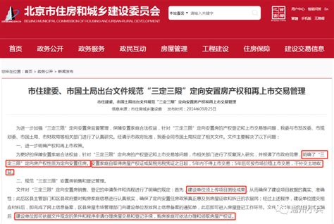 要办房本？！通州这处“三定三限三结合”安置房要干这件大事儿！_项目