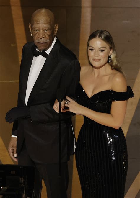Why Morgan Freeman wore glove on his left hand at the Oscars
