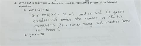 Image result for Write a Real World Problem X 2