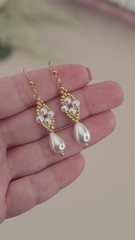 Image result for Bugle Bead Earring Tutorial