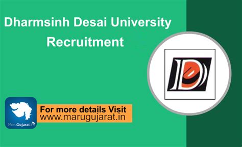 Dharmsinh Desai University (DDU) Recruitment for Faculty Positions ...