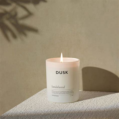 Sandalwood Scented Candle – DUSK