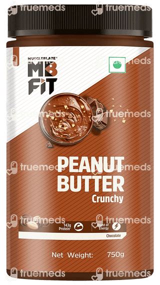 Muscleblaze Mb Chocolate Crunchy Peanut Butter 750 Gm - Uses, Side ...