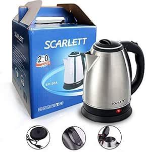 Eco Hometown® Scarlett Stainless Steel Electric Kettle: 2.0 Liter ...