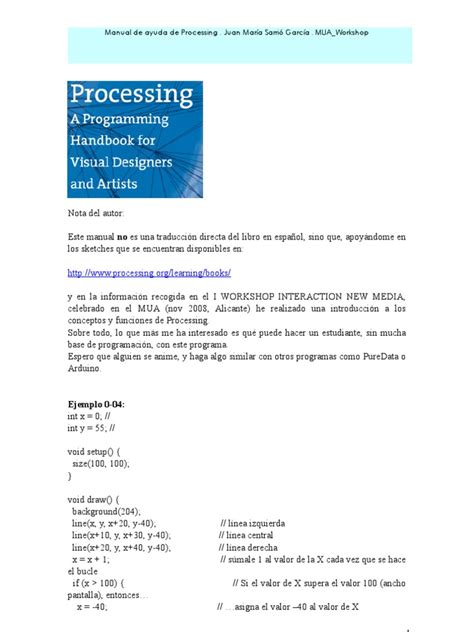 Image result for Processing Tutorial PDF