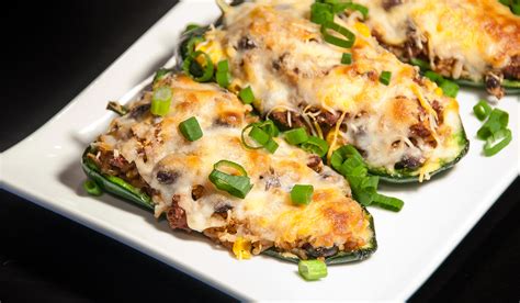 Mexican Poblano Stuffed Peppers Recipe — Dishmaps