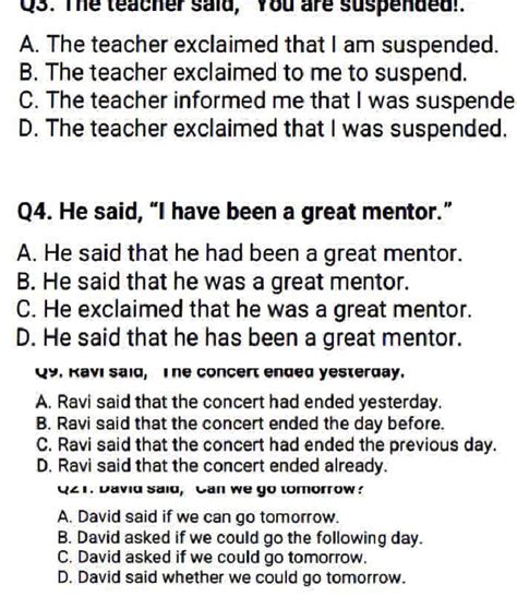 Image result for Reported Speech Positive Question