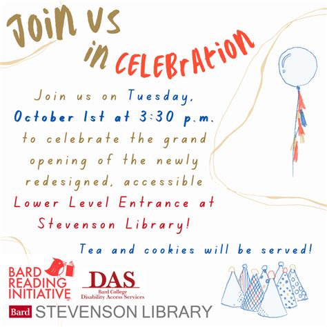 Grand opening celebration! | Stevenson Library News