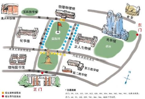 复旦大学校园地图_上海市校内地图查询