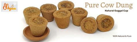 Shri Shyama Pure Cow Dung Sambrani Dhoop Cup : Amazon.in: Home & Kitchen