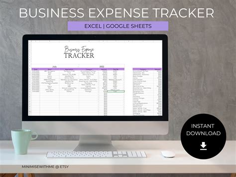 Excel Business Expense Tracker 的图像结果