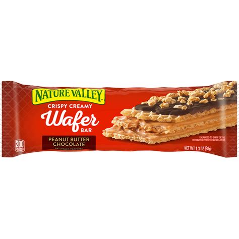 Nature Valley Wafer Bars, Crispy Creamy, Peanut Butter Chocolate (1.3 ...