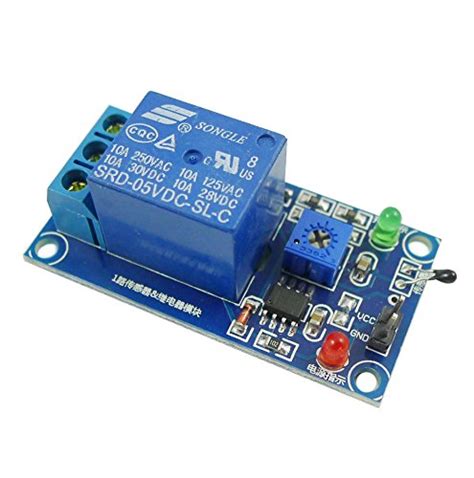 Aihasd 5v Thermal Sensor Relay Module Temperature Thermistor Sensor ...