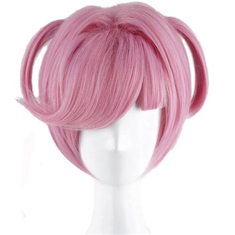 Buy LCNING Natsuki Short Pink Wig Game Anime DDLC Doki Doki Literature ...