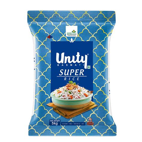 India Gate Unity Super | Authentic Long Grain Basmati Rice, 5 Kg Pack ...