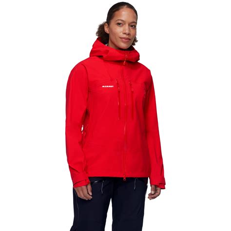 Mammut Taiss Hardshell Hooded Jacket Women - mammut red | BIKE24