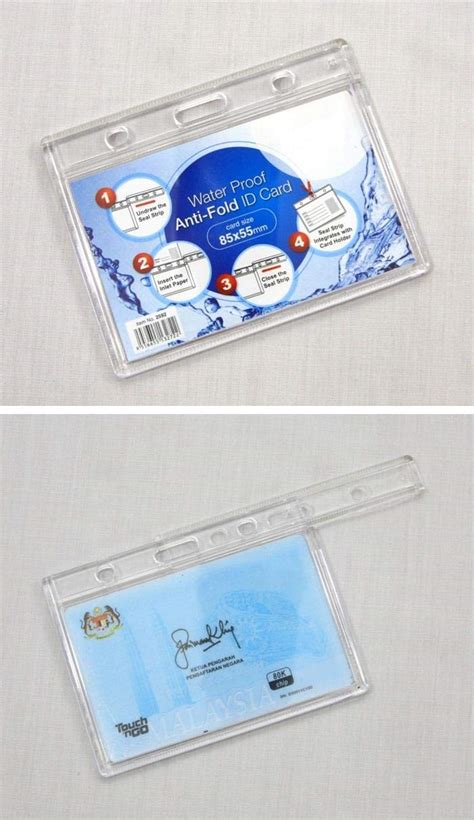 Smart iCards; Box Full Transparent ID Card Holder/Badge (Refer Image ...