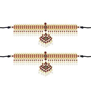 Buy Bharatanatyam Jewelry Hand Vanki Temple Kempu Jewelry Kuchipudi ...