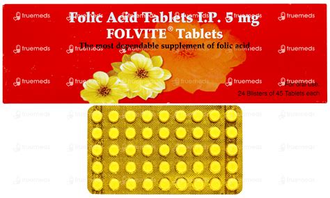 Folvite Tablet: Uses, Side Effects, Price & Substitutes