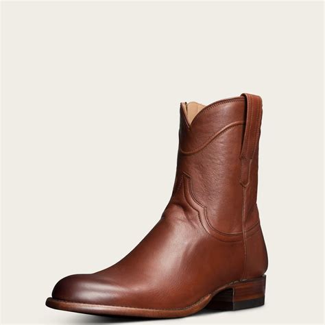 Height Increasing Burbon Leather techo Bastrop Slip On Zipper Western ...